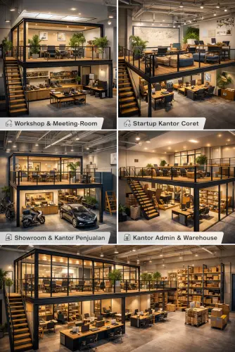 Mezzanine Ruang Kantor di Salemba